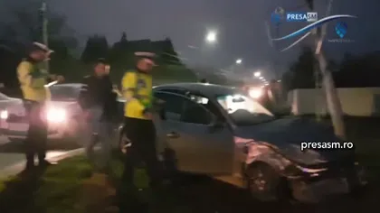 Val de accidente seara trecută, în România. O maşină a lovit o conductă de gaze, în Carei. Pieton, lovit pe zebră la Iaşi