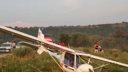 Avion de mici dimensiuni prăbuşit lângă Alba Iulia UPDATE