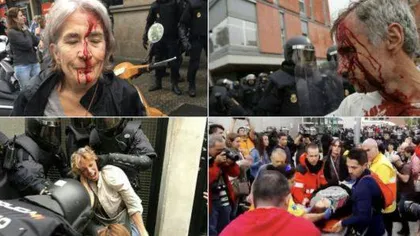 Referendum Catalonia: Peste 840 de răniţi în CONFRUNTĂRI între votanţi şi poliţişti. Liderul Carles Puigdemont cere independenţa