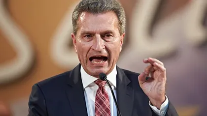 Oficialul european Gunther Oettinger: Există premise ca România să se încadreze în deficitul de 3% şi în 2017, şi în 2018