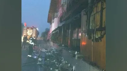Incendiu la un restaurant din Gorj. Pompierii au intervenit de urgenţă