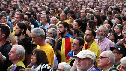 Aproximativ 65.000 de persoane au participat la un marş de Ziua Naţională a Spaniei, în semn de susţinere faţă de unitatea ţării