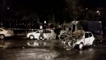 Şoferul care a fugit de la accidentul din Capitală, în care mai multe maşini au luat foc, a fost reţinut UPDATE