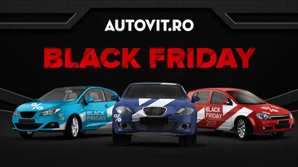 Black Friday 2017 Autovit.ro: Reduceri de până la 40% pentru peste 100 de autoturisme