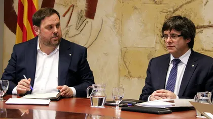 Carles Puigdemont şi Oriol Junqueras, pe listele electorale
