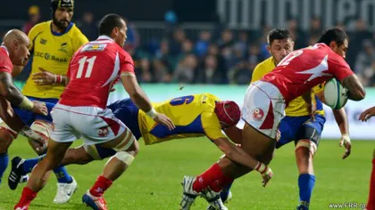 Meci de gală la rugby: Tonga vine la Bucureşti VIDEO