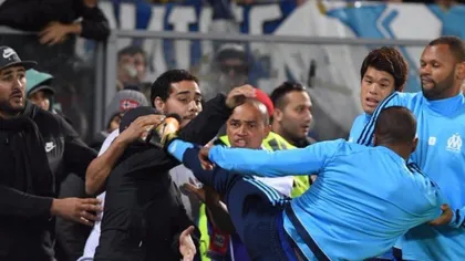 Patrice Evra a lovit un fan cu piciorul în faţă. Jucătorul lui OM a fost eliminat înainte de startul meciului VIDEO