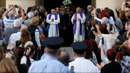 Jurnalista anticorupţie asasinată în Malta a fost înmormântată în prezenţa a sute de persoane