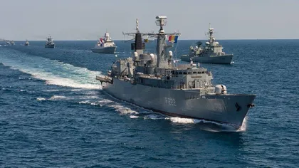 Nave militare din cinci ţări, printre care şi România, participă la un exerciţiu de luptă antisubmarin în Marea Mediterană