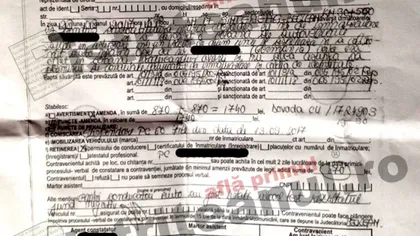 O poliţistă i-a luat permisul unui şofer, după care l-a amendat pentru că nu are actul la el