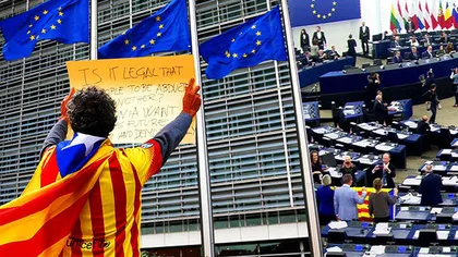 Primarii catalani scandează la Bruxelles LIBERTATE pentru prizonierii politici