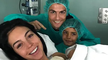 Cristiano Ronaldo, tată pentru a patra oară. Este primul copil născut de iubita sa