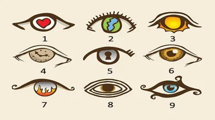 Test personalitate: Ce spune despre tine ochiul pe care îl alegi