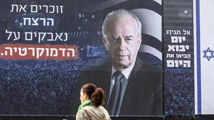 Israelienii au comemorat asasinarea lui Yitzhak Rabin