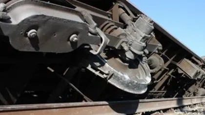 Un tren ce transporta deşeuri a deraiat în Călăraşi. Traficul feroviar a fost oprit în zonă