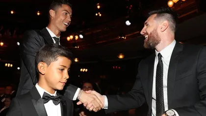 Fiul lui Cristiano Ronaldo despre Leo Messi: Idolul meu