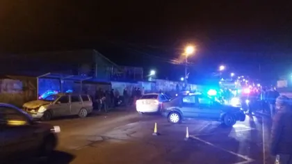 Acident grav la Cluj: O maşină a intrat într-o staţie de autobuz