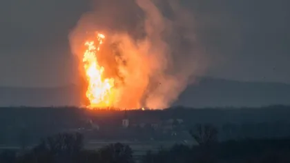 Explozie puternică la un terminat de gaze naturale din apropiere de Viena: un mort şi 18 răniţi