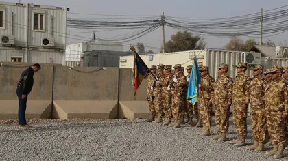 Mihai Fifor, în vizită la militarii români din Afganistan: 