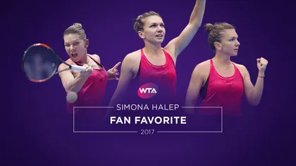 Simona Halep, desemnată cea mai populară jucătoare din circuitul WTA