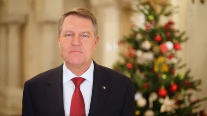 Mesaj de Crăciun pentru români din partea preşedintelui Klaus Iohannis: 