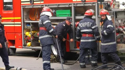 Incendiu la un depozit de vopsele şi diluanţi din Prahova