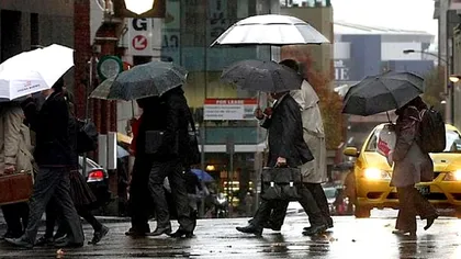 PROGNOZA METEO. Vreme caldă şi ploi în mare parte din ţară. Ninsori şi lapoviţă, la munte