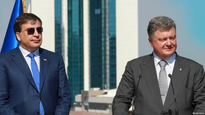 Mihail Saakaşvili cere înlăturarea de la putere a preşedintelui ucrainean Petro Poroşenko UPDATE
