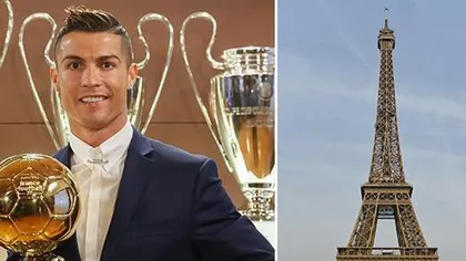 Balonul de Aur 2017 va fi luat de Cristiano Ronaldo. Starul lusitan va primi trofeul la Turnul Eiffel