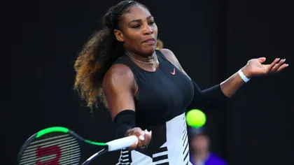 Serena Williams revine pe terenul de tenis. Va juca primul meci contra Jelenei Ostapenko