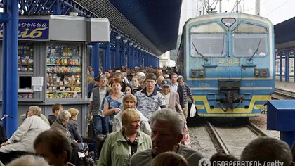 Ucraina ar putea rămâne şi fără singurul tren care mai circulă în ţară