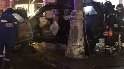 O mașină a intrat în mulţime la Moscova: Un mort şi mai mulţi răniţi