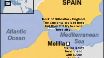 Exclava spaniolă Melilla din Africa, asaltată de persoane care au pătruns cu forţa