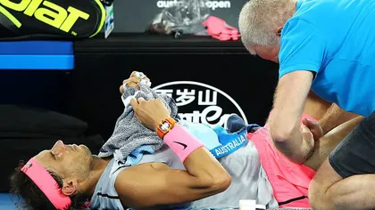 Clipe dramatice la Australian Open, Rafa Nadal a abandonat în setul decisiv cu Marin Cilic. Croatul merge în semifinale