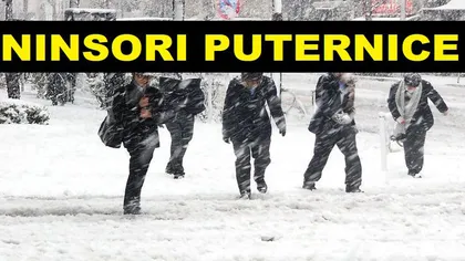 PROGNOZA METEO: Când vin primele ninsori în Bucureşti. Fenomene extreme în februarie