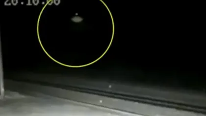 OZN, filmat de o cameră de supraveghere la graniţă: Am văzut ceva care clipea la distanță în jurul orei 20:10 - VIDEO