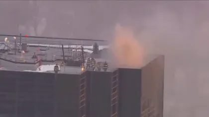 Incendiu în Trump Tower din New York GALERIE FOTO