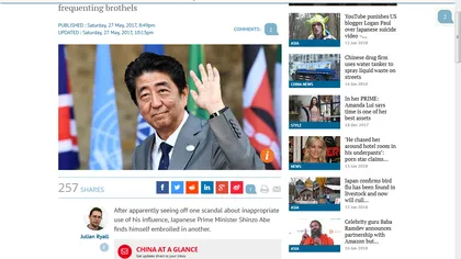 Euronews despre vizita premierului japonez: E cineva acolo? Shinzo Abe şi-a ales cel mai prost moment să viziteze România