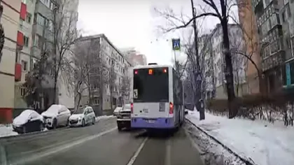 Accident grav în Timişoara. O femeie a fost lovită de un autobuz VIDEO