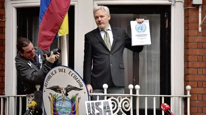 Julian Assange, fondatorul WikiLeaks, a primit un pachet suspect la Ambasada Ecuadorului din Londra