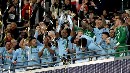 Guardiola a câştigat primul trofeu cu Manchester City, în acest sezon. A spulberat-o pe Arsenal, în finala Cupei Ligii