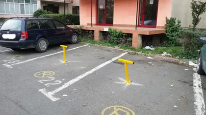 Acţiune de despistare a persoanelor care rezervă abuziv locurile de parcare din sectorul 3