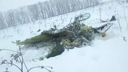 Avion prăbuşit în Rusia. Momentul impactului, filmat de o cameră de supraveghere VIDEO