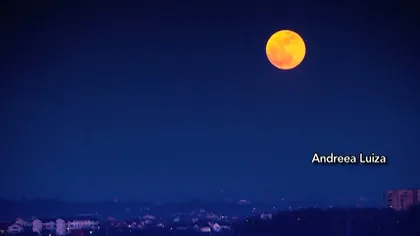 Imagini spectaculoase cu super Luna sângerie - VIDEO