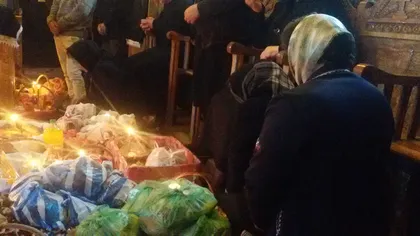 Momente de groază într-o biserică din Vaslui, preotul a oprit slujba imediat