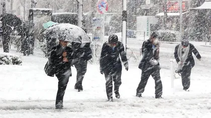 Primăria Municipiului Bucureşti. Se circulă în condiţii de iarnă. Arterele principale sunt curăţate în proporţie de 30%-40% VIDEO