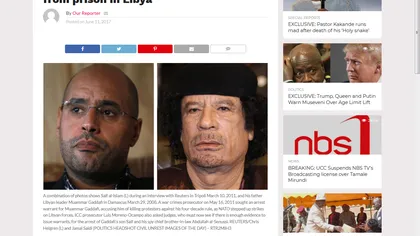 Gaddafi candidează la Preşedinţia Libiei