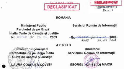 UNJR şi Asociaţia Magistraţilor din România solicită Ministerului Public şi SRI să facă publice toate protocoalele încheiate din 1990 p