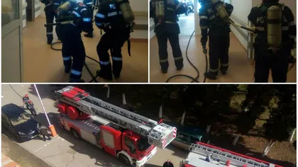 Incendiu la secţia ATI a Spitalului Judeţean Alba. Două cadre medicale au fost rănite. O infirmieră a fost adusă la Bucureşti