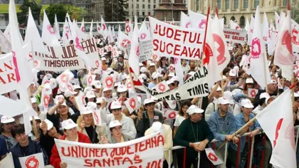 Protest al sindicaliştilor de la SANITAS. Ministerul Sănătăţii a renunţat la anexa privind sporurile UPDATE